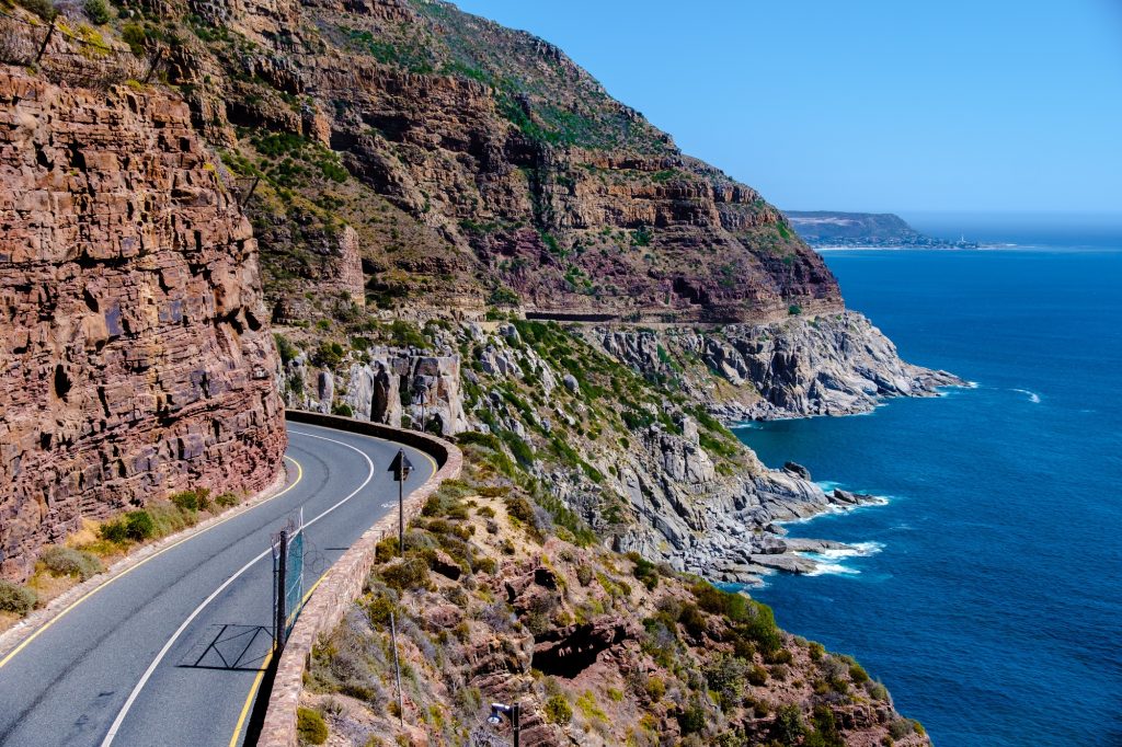 Chapman's Peak Drive on the Cape Peninsula near Cape Town in South Africa